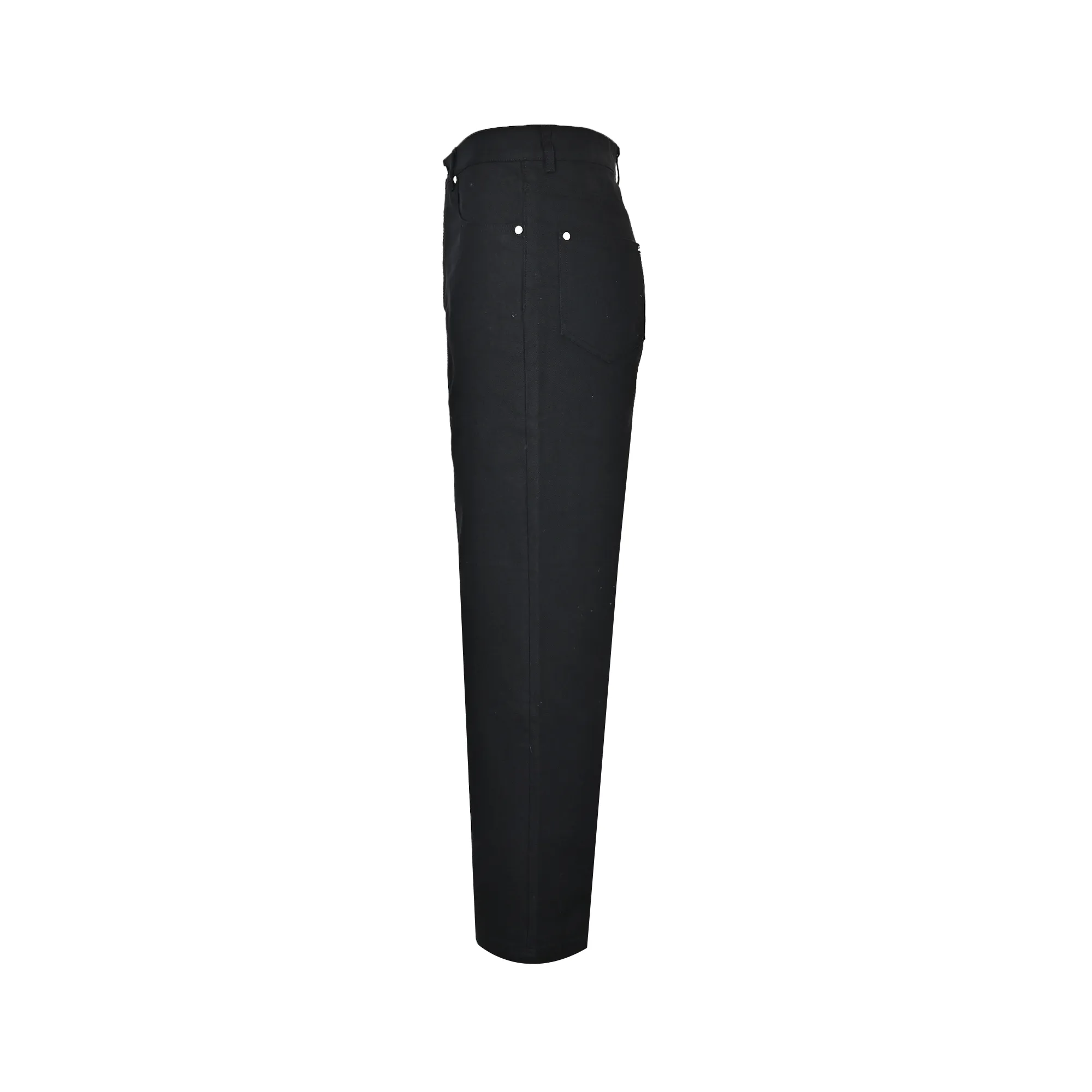 Louis Vuitton studded solid color straight leg trousers